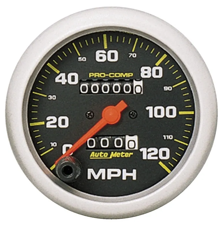 AutoMeter Gauge Speedometer 3-3/8in. 120MPH Mechanical Pro-Comp (ATM5152)