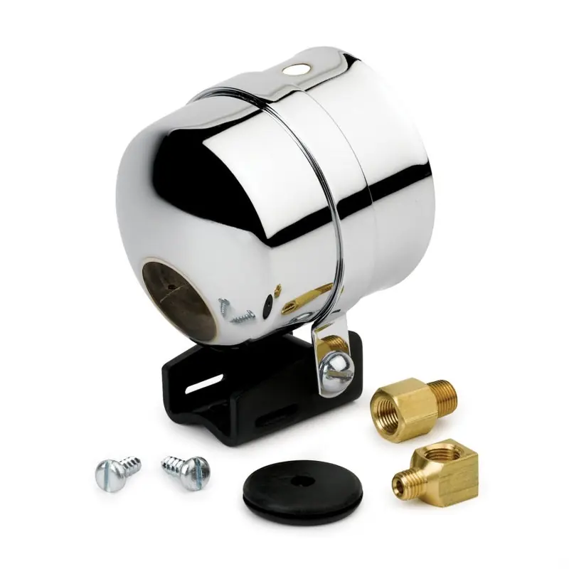 Autometer 2-5/8in Pedestal Mount w/ Chrome Cup for Liquid Filled Mechanical Gauge (ATM5201)