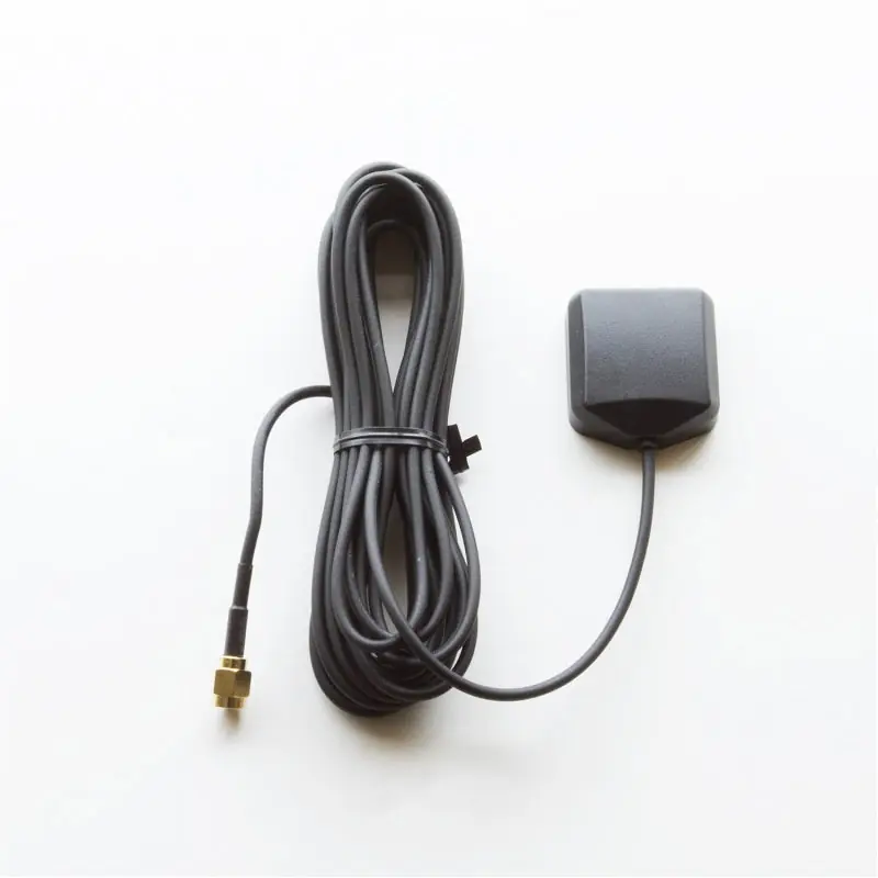 Autometer GPS Antenna 16ft Cable Black 10HZ Replacement (ATM5283)