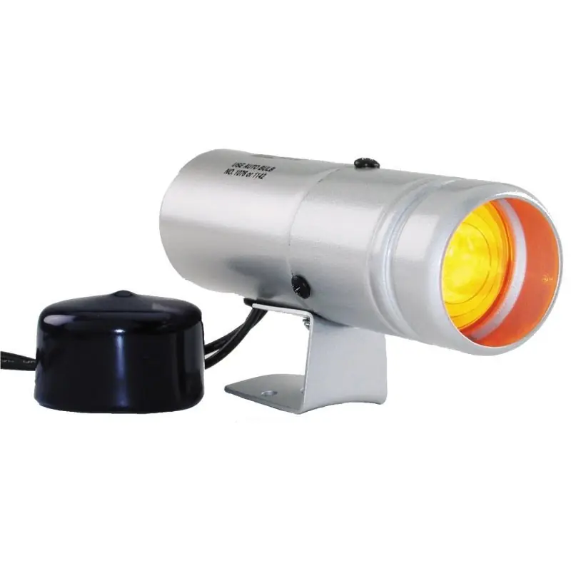 Autometer Amber LED Shift Light Silver (ATM5335)