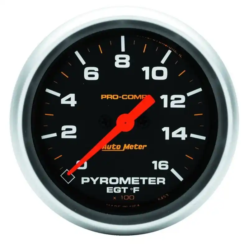 Autometer Pro Comp Full Sweep Electronic 1600F Pyrometer Gauge (ATM5444)