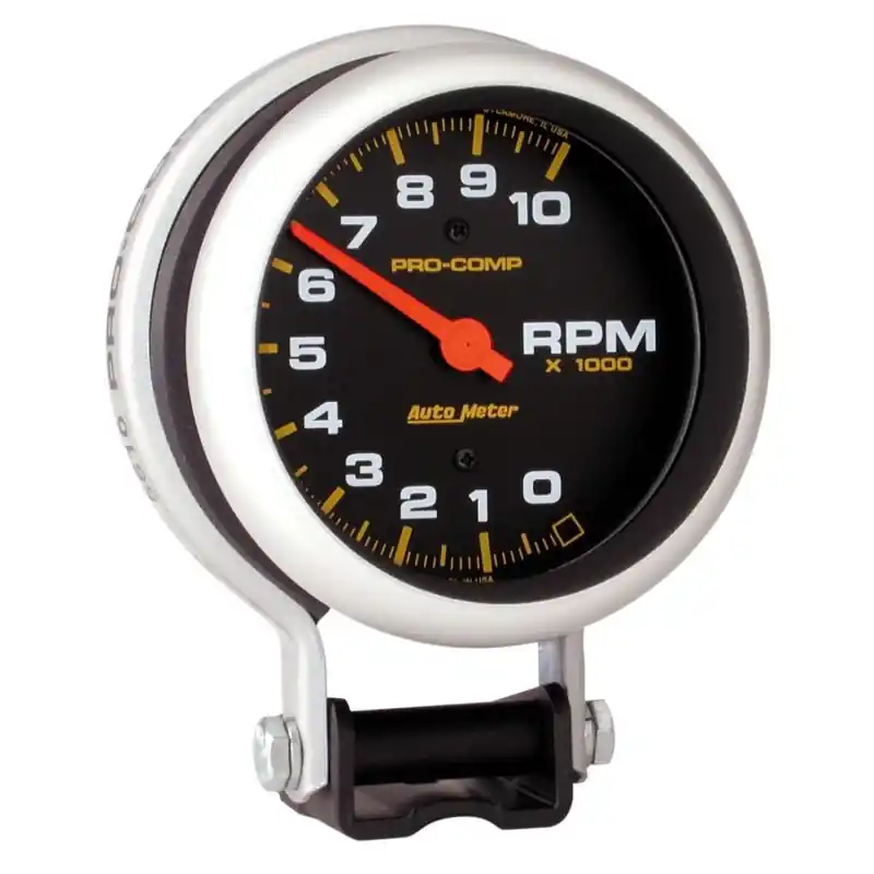 AutoMeter Gauge Tachometer 3-3/4in. 10K RPM Pedestal Pro-Comp (ATM5610)