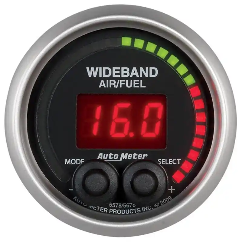 Autometer Elite 52mm Wideband Air/Fuel Ratio PRO Kit (ATM5678)