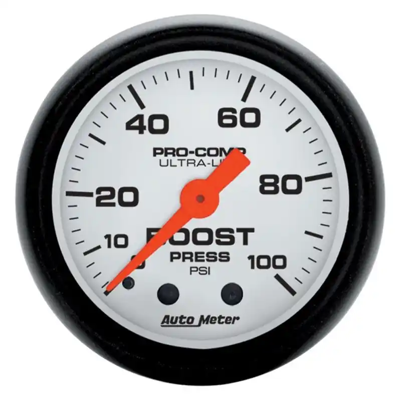 Autometer Phantom 2 1/16in 100psi Mechanical Boost Gauge (ATM5706)