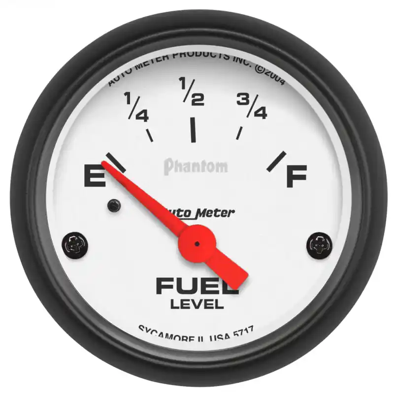 Autometer Phantom 2-1/16 inch Fuel Level Gauge (ATM5717)