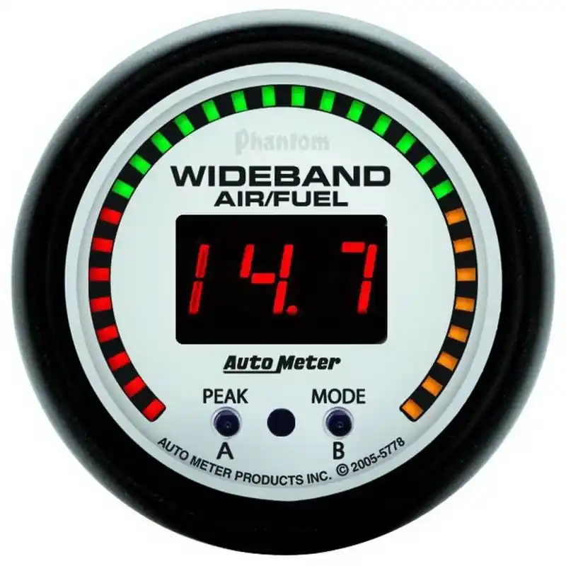 Autometer Phantom 52mm Wideband Air/Fuel Gauge (ATM5778)