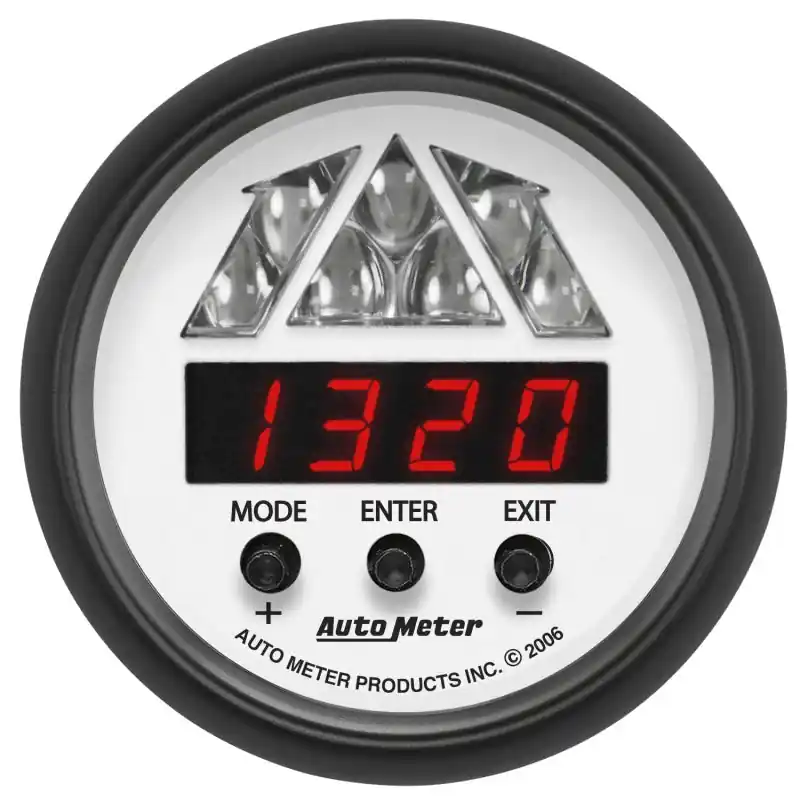 Autometer Phantom 2-1/16in Digital Pro Shift System Shift Light Level 1 Gauge (ATM5787)