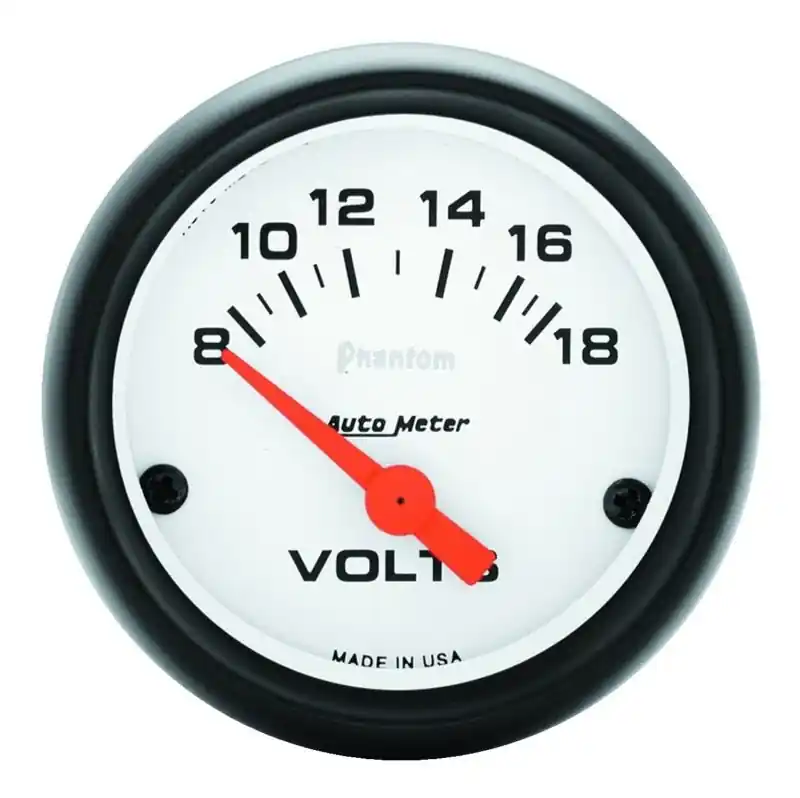 Autometer Phantom 52mm 8-18V Electronic Voltmeter Gauge (ATM5791)