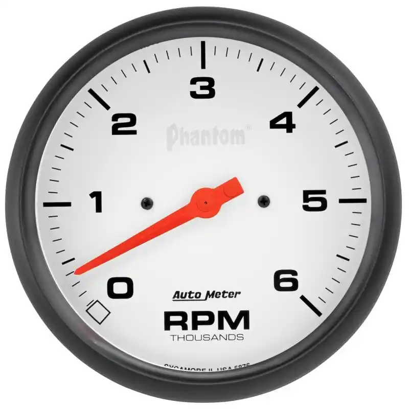 AutoMeter Phantom 5in. 0-6K RPM In-Dash Tachometer Gauge (ATM5876)