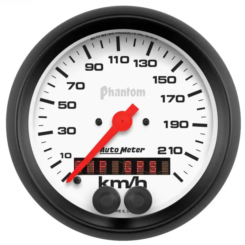 Autometer Phantom 3-3/8in. 0-225KM/H (GPS) Speedometer Gauge (ATM5880-M)