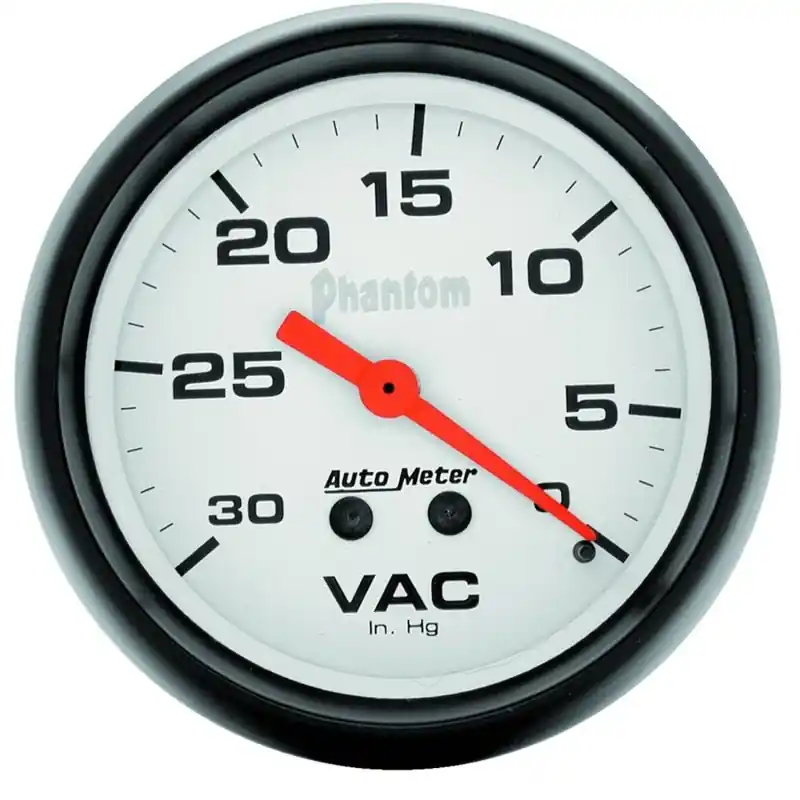 Autometer Phantom 2 5/8in Phantom Mechanical Vacuum Gauge (ATM5884)