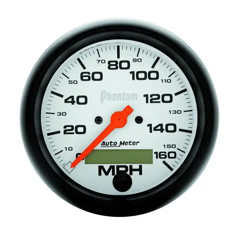 Autometer Phantom 3-3/8in 160 MPH In-Dash Electric Programmable Speedometer (ATM5888)