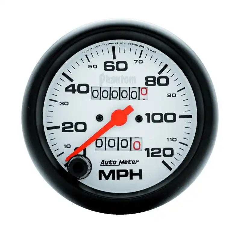 Autometer Phantom 3-3/8in 120MPH Speedometer Gauge - Mechanical Full Sweep (ATM5892)