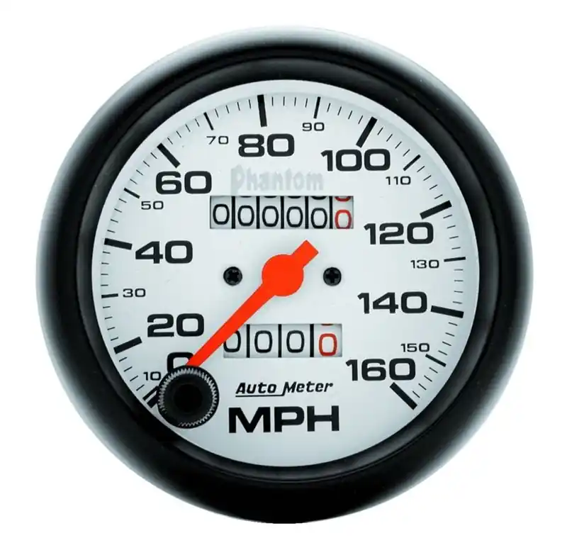 Autometer Phantom 3-3/8in 160MPH Speedometer Gauge - Mechanical Full Sweep (ATM5893)