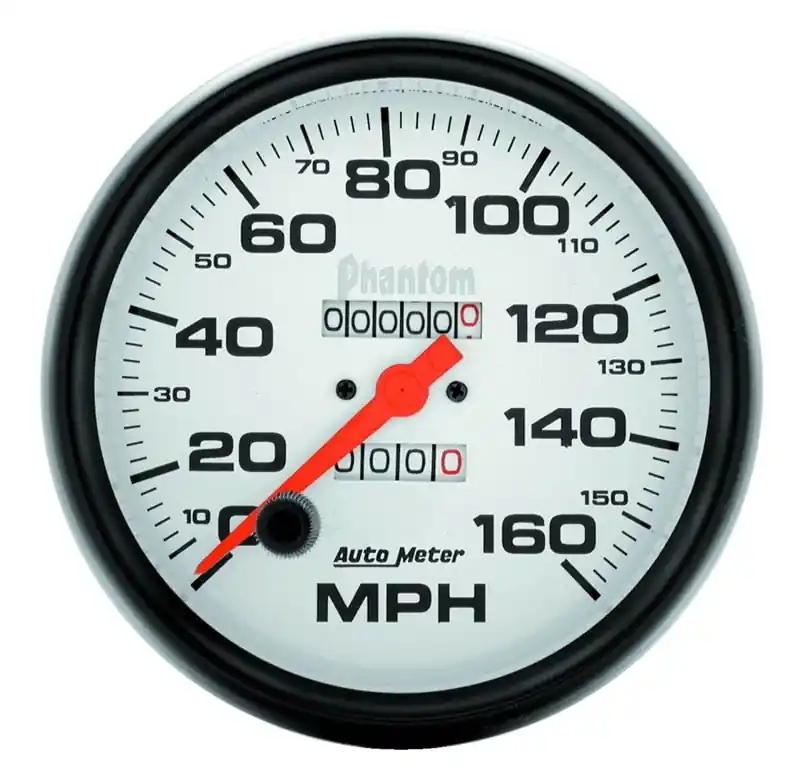 Autometer Phantom 5in 160 MPH In-Dash Mechanical Speedometer (ATM5895)