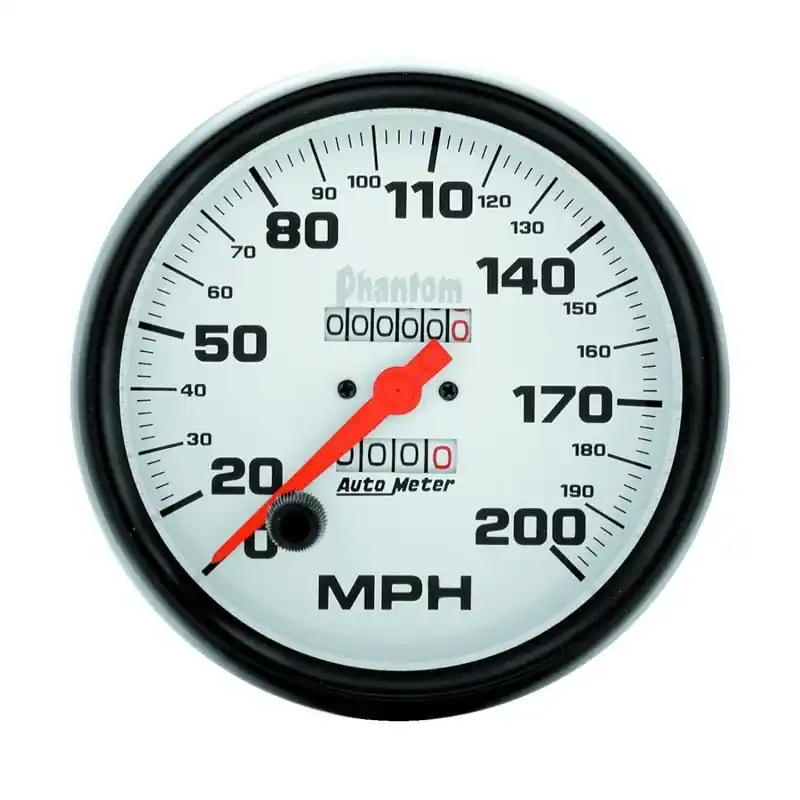 Autometer Phantom 5in 0-200 MPH Mechanical Speedometer (ATM5896)