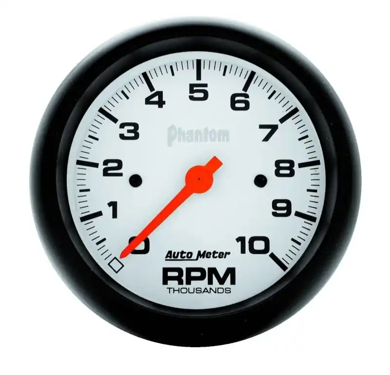 Autometer Phantom 3-3/8in 10000 PRM In-Dash Single Range Tachometer (ATM5897)