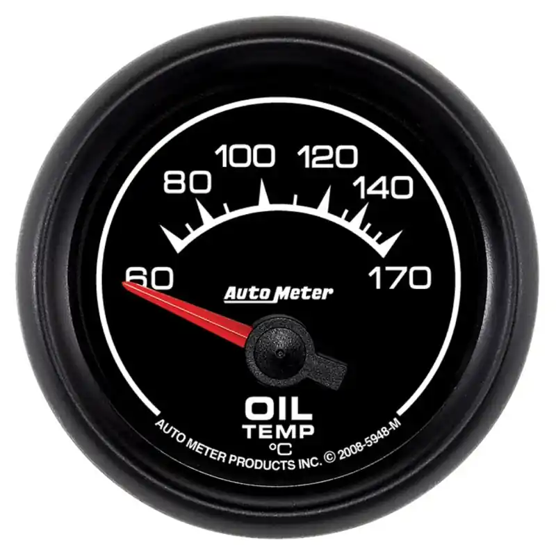Autometer Gauge Oil Temp 2 1/16 in. 60-170C Electric ES (ATM5948-M)