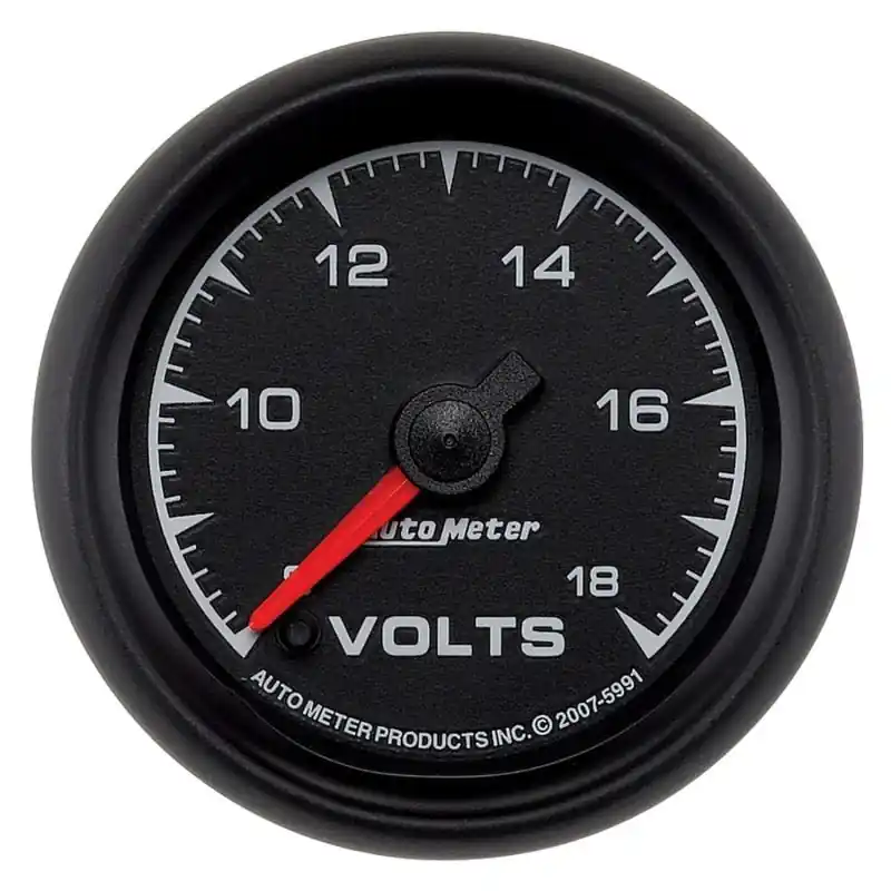 Autometer ES 2-1/16in 18V Digital Stepper Motor Voltmeter (ATM5991)