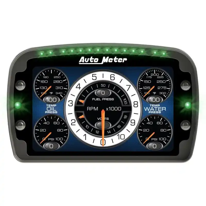 Autometer Racing Instrument Display Color LCD Including Shift and Alarm Lights Datalogging CD7 (ATM6021)