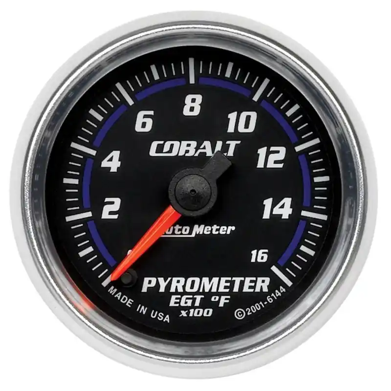 Autometer Cobalt 52mm 1600 Deg F Electronic Pyrometer Gauge (ATM6144)