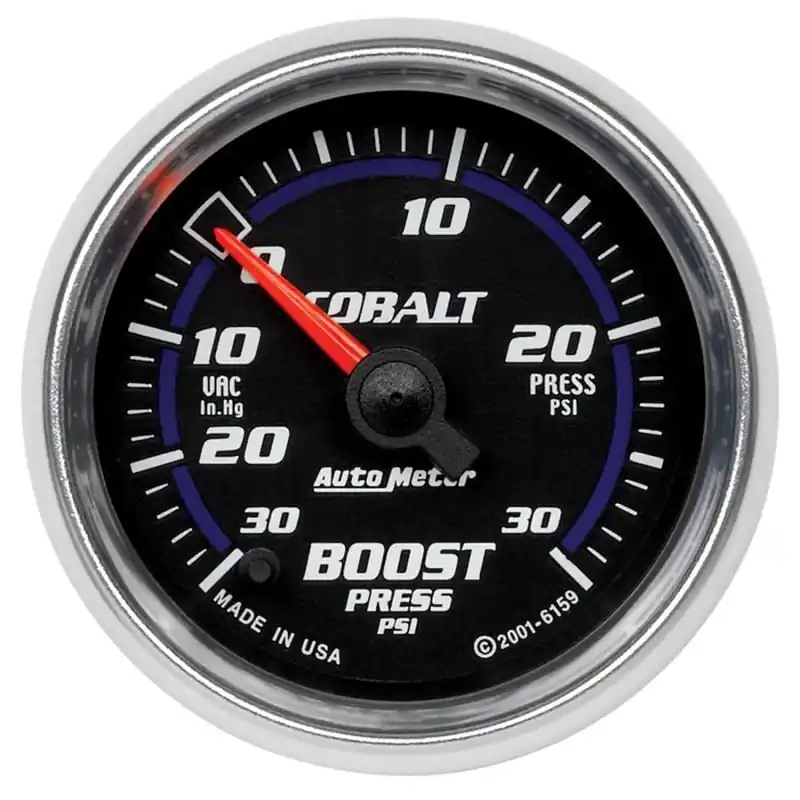 Autometer Cobalt 52mm 30 PSI Electronic Boost Gauge (ATM6159)