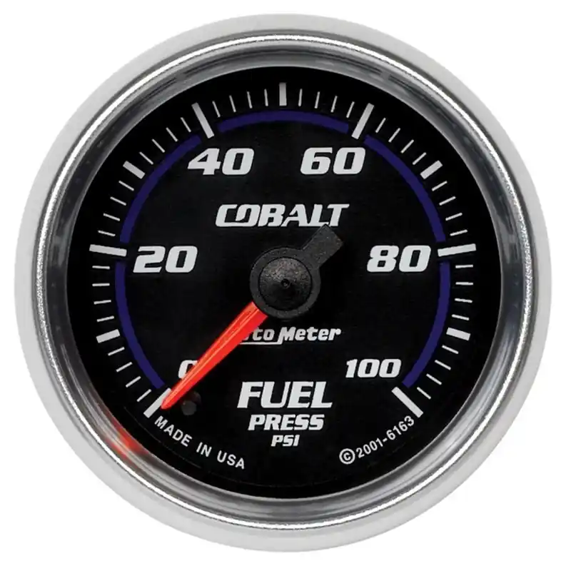 Autometer Cobalt 52mm 100 PSI Electronic Fuel Pressure Gauge (ATM6163)