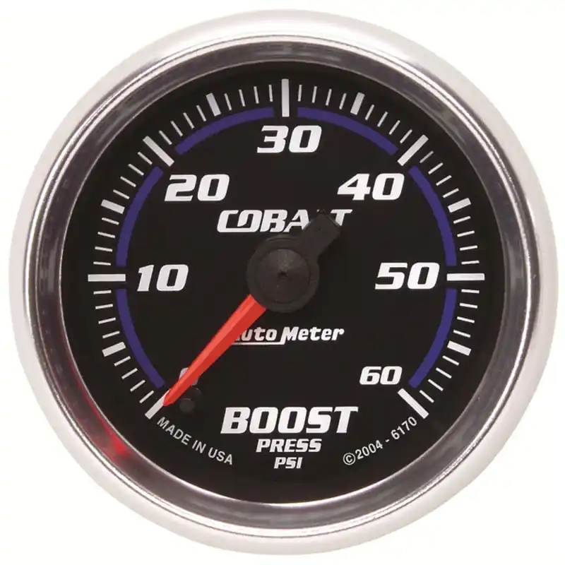 Autometer Cobalt 52mm 0-60 PSi Boost Gauge (ATM6170)
