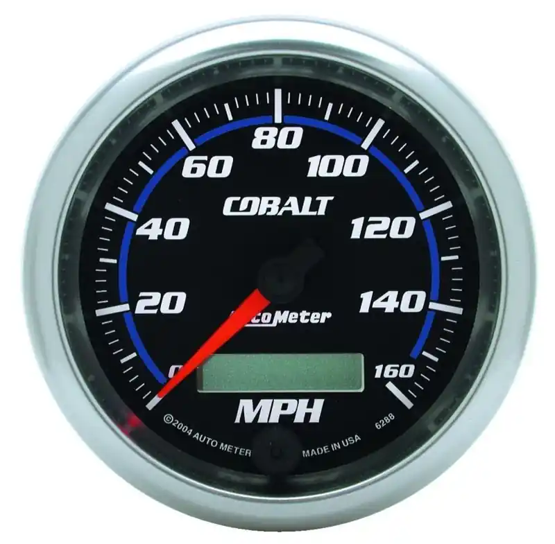 Autometer Cobalt 3-3/8in 160mph In-Dash Electronic Speedometer (ATM6288)