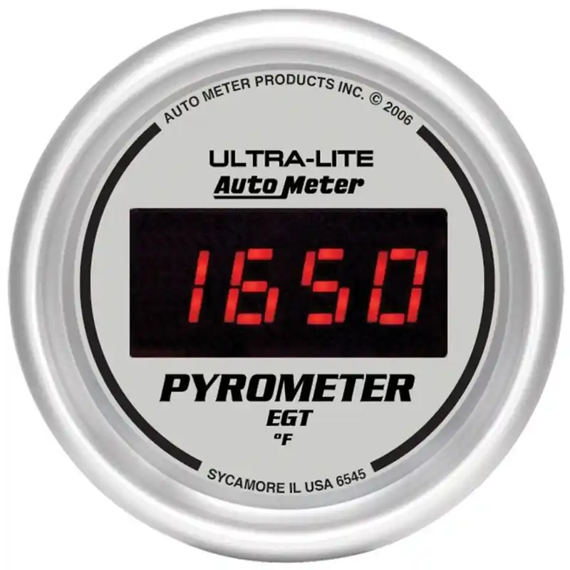 Autometer Ultra-Lite 52MM 0-2000 Degree Digital Pyrometer (ATM6545)