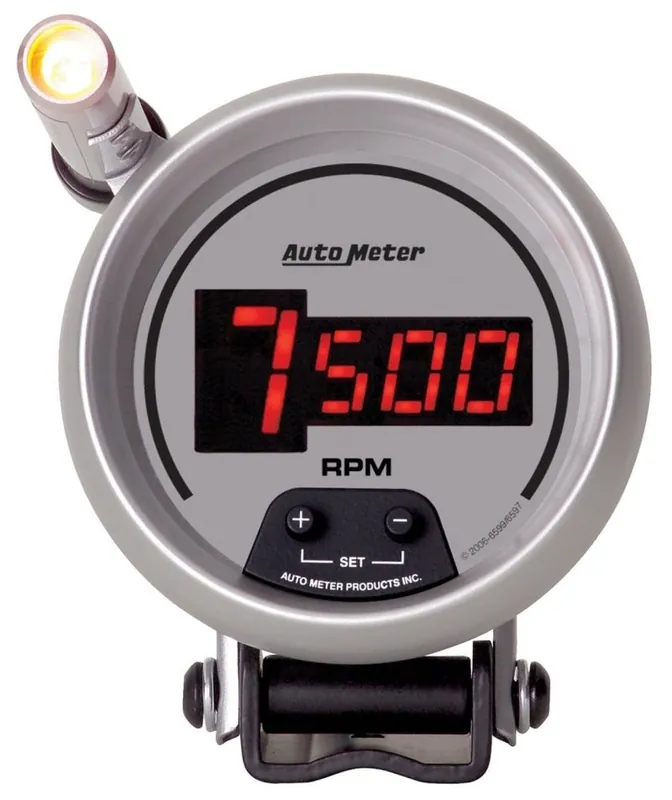 Autometer Ultra-Lite 3-3/4in 10000 RPM Digital Mini-Monster Tachometer (ATM6599)