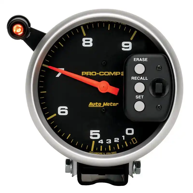 Autometer Pro-Comp 5 inch 9000 RPM Dual Range w/ Shift-Lite and Memory Tach (ATM6852)