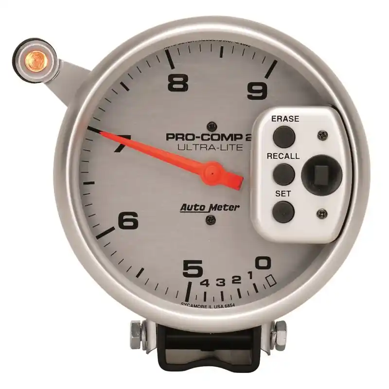 Autometer Ultra-Lite 5 inch 9000 RPM Dual Range w/ Shift-Lite and Memory Tach (ATM6854)