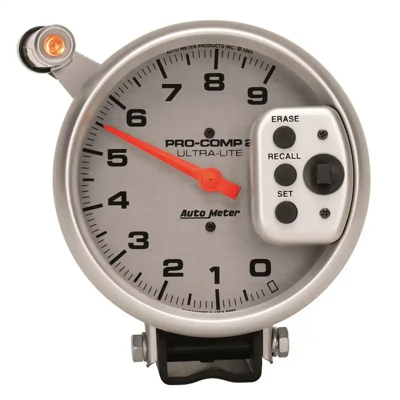 Autometer Ultra-Lite 5 inch 9000 RPM Single Range w/ Shift-Lite and Memory Tachometer (ATM6856)