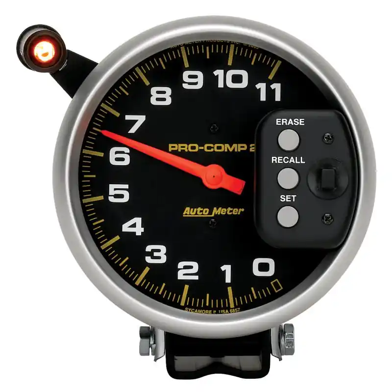 Autometer 5 inch 11000 RPM Single Range w/ Pro-Comp 2 & Memory Tachometer (ATM6857)