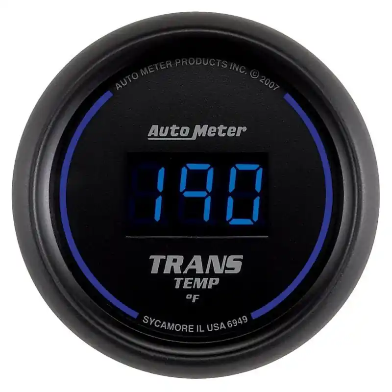 Autometer 52.4mm Black Digital Trans Temperature Gauge (ATM6949)
