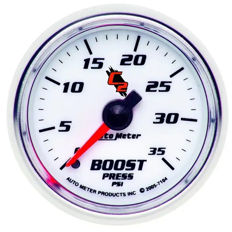 Autometer C2 52mm 0-35 PSI Mechanical Boost Gauge (ATM7104)