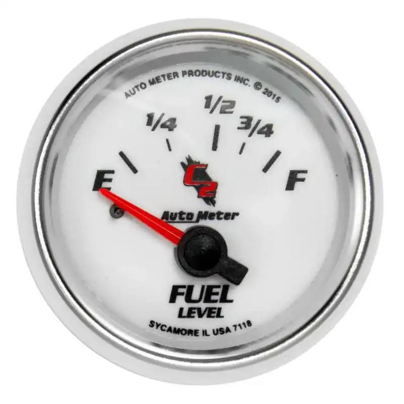 Autometer C2 Gauge Fuel Level 2 1/16in 16e To 158f Elec C2 (ATM7118)