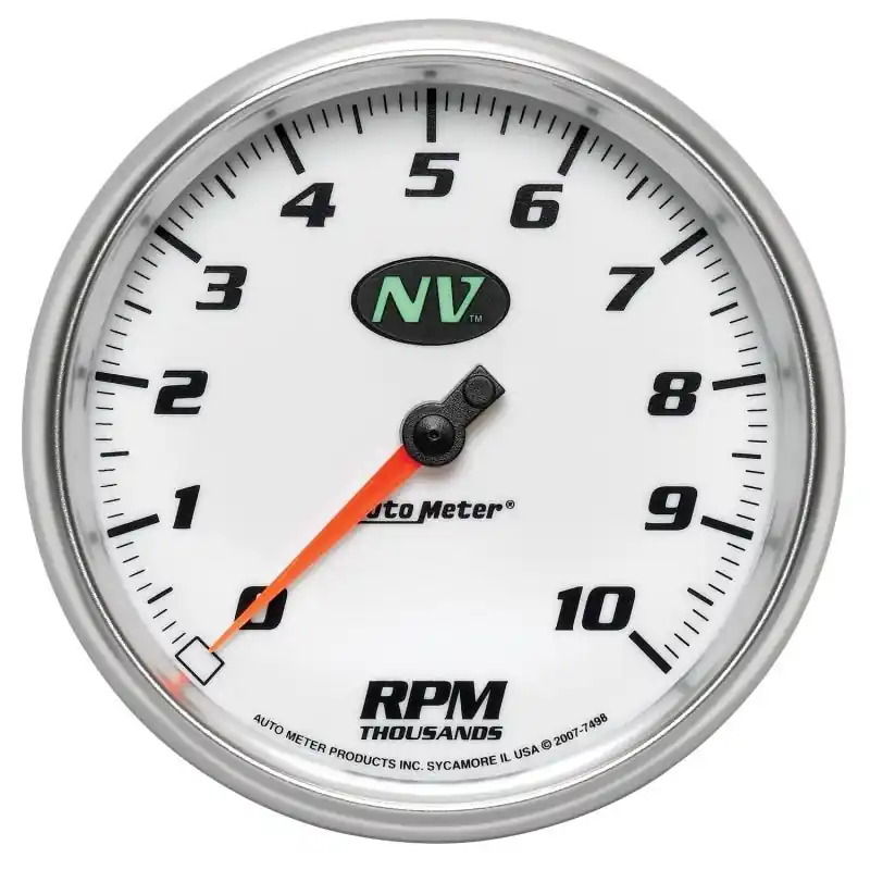 AutoMeter Gauge Tachometer 5in. 10K RPM In-Dash NV (ATM7498)