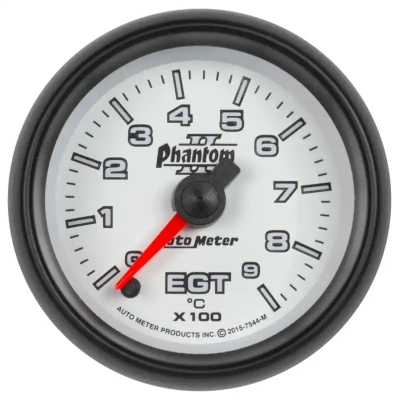 Autometer Phantom II Gauge Pyrometer (Egt) 2 1/16in 900c Digital Stepper Motor Phantom II (ATM7544-M)