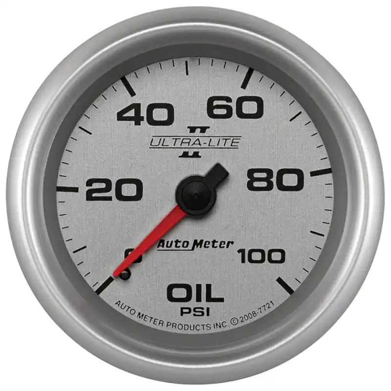 Autometer Ultra-Lite II 2 5/8in 100psi Mechanical Oil Temp Gauge (ATM7721)
