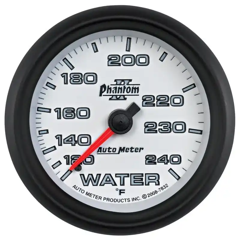 Autometer Phantom II 2-5/8in 120-240 Degree F Mechanical Water Gauge (ATM7832)