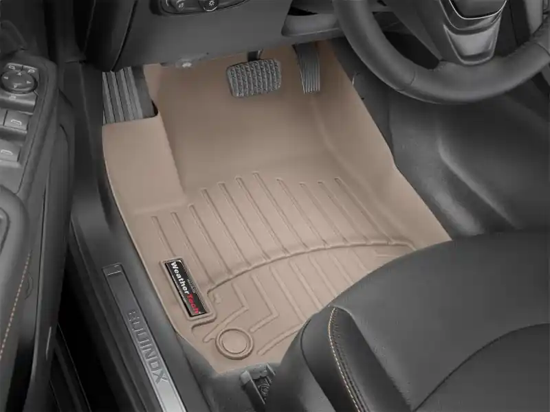 WeatherTech 2018+ Infiniti Q50 Front FloorLiner - Tan (Will Fit Hybrid Models) (WET4512581)