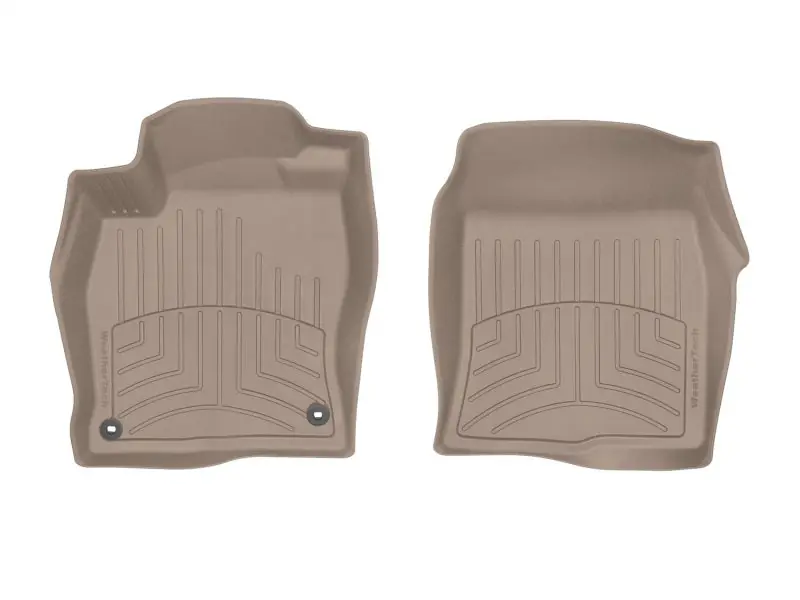 WeatherTech 2017+ Honda Civic Front FloorLiner HP - Tan (WET458841IM)