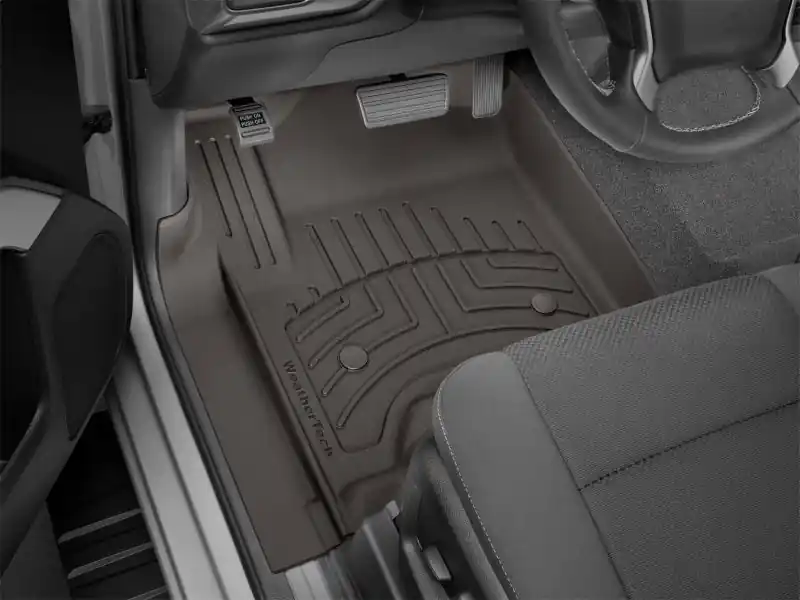WeatherTech 15-24 Ford Mustang (Incl. 15-20 Shelby GT350R) Front FloorLiner HP - Cocoa (WET476991IM)
