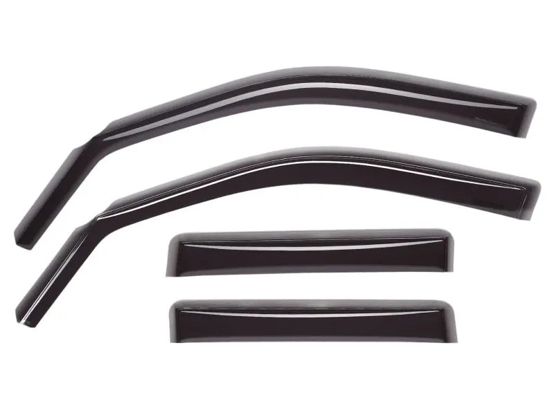 WeatherTech 12-14 Subaru Impreza (Hatchbk)/ 13+ XV Crosstrek Fr & Rr Side Wndw Deflectors - Dark Smk (WET82709)