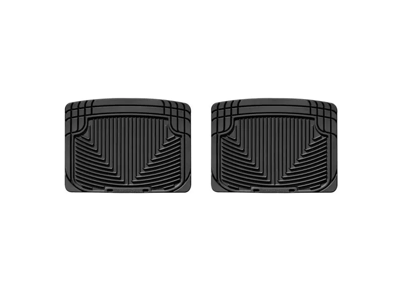 WeatherTech 03-06 Lincoln Navigator/Navigator L Rear Rubber Mats - Black (WETW20)