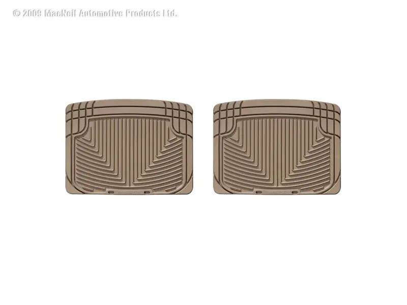 WeatherTech 93 Mercedes-Benz 300CE Rear Rubber Mats - Tan (WETW20TN)