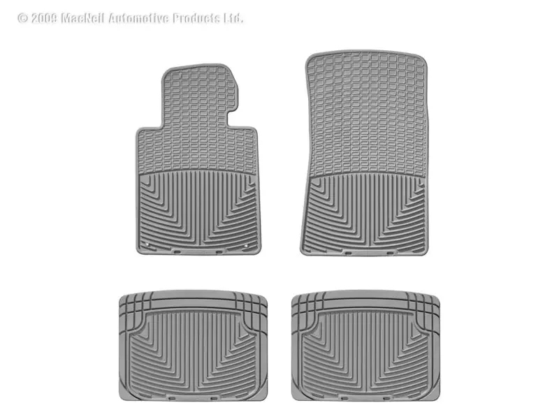 WT Rubber Mats - Rear - Grey (WETW24GR-W20GR)