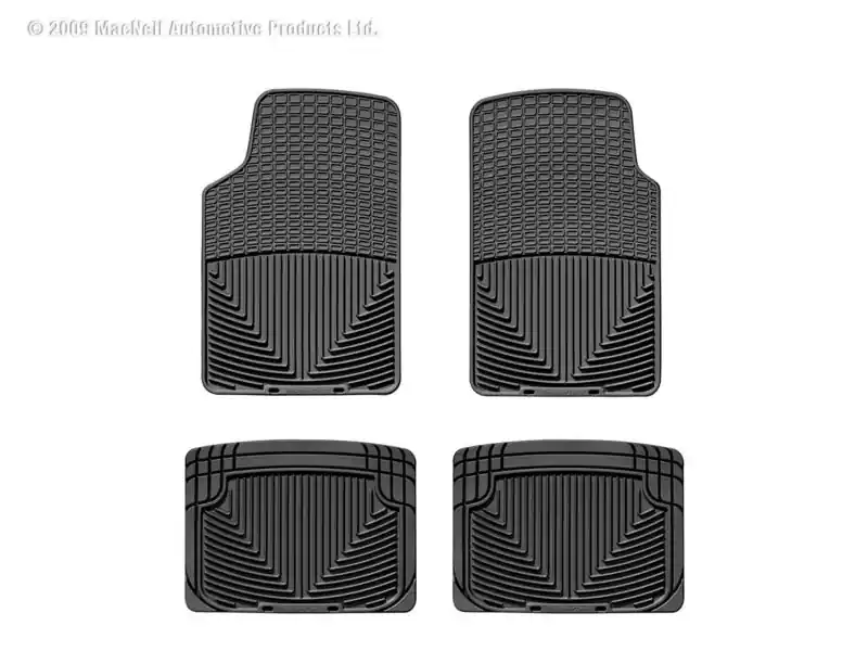 WT Rubber Mats - Rear - Blk (WETW3-W20)
